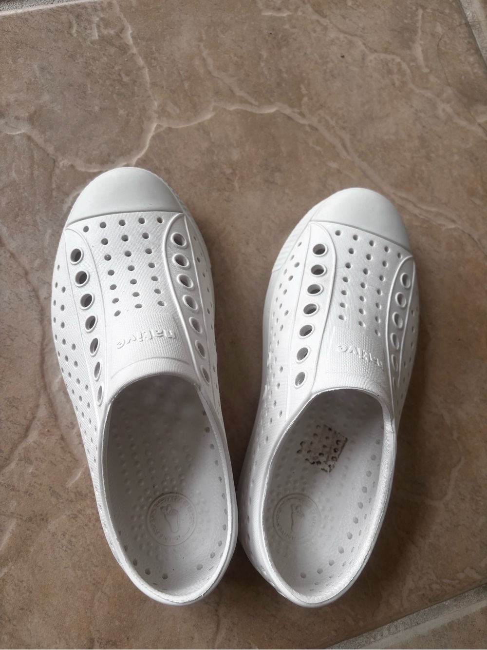Native White Women's Slip-On Perforated Clogs